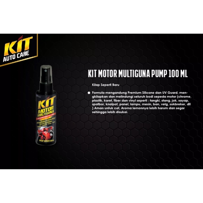 KIT SPREY MOTOR MULTIGUNA PEMBERSIH MOTOR PUMP 100 ML