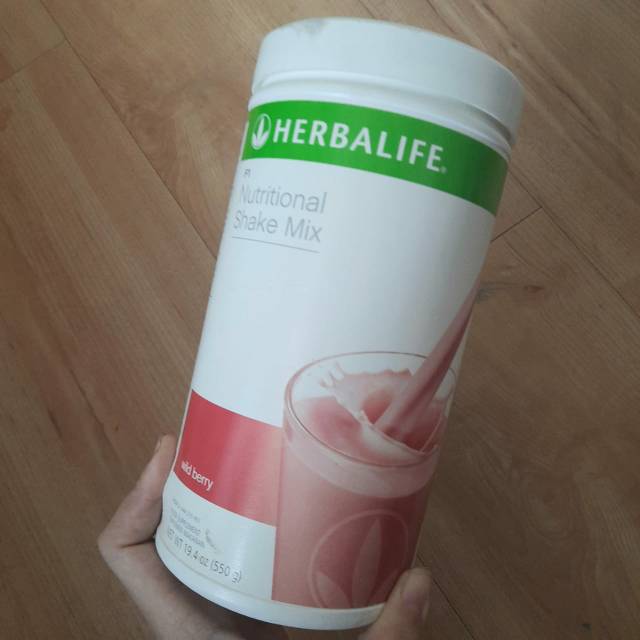 Herbalife nutritional shake mix wild berry new segel susu kesehatan