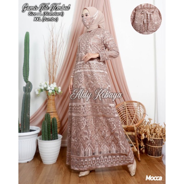 Gamis Tile Mutiara Model Busui / Gamis Tile Premium Frendly Busui / Gamis Cantik / Gamis Terbaru