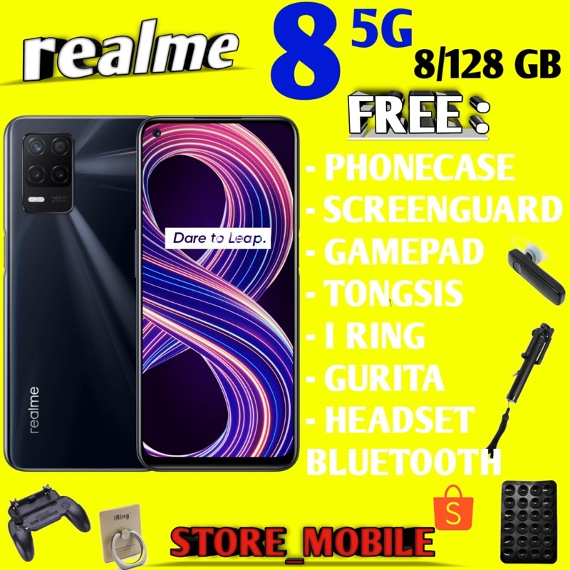 REALME 8 5G 8/128 RAM 8GB ROM 128GB GARANSI RESMI
