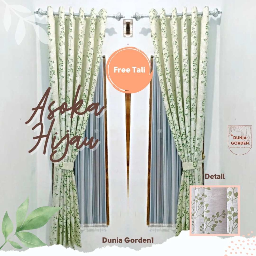 [COD] Gorden Asoka / Gorden Motif / Gorden Motif / Gorden Pintu Motif / Gorden Jendela Motif Asoka/ 