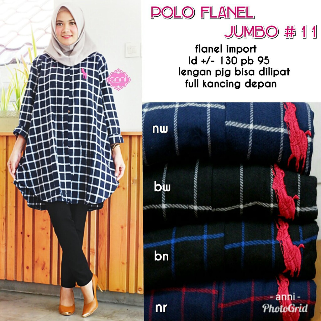 POLO FLANEL JUMBO @11