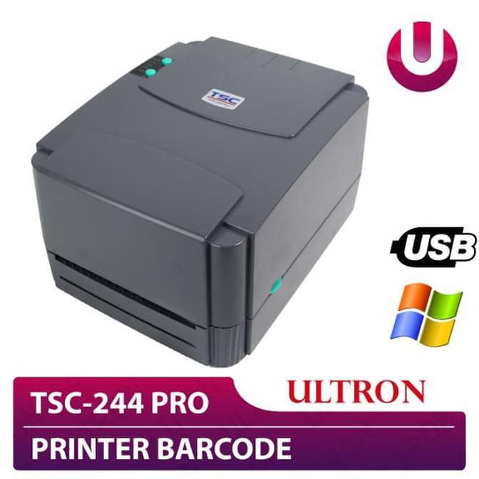 PRINTER BARCODE THERMAL LABEL DIRECT &amp; TRANSFER THERMAL TSC TTP244 PRO