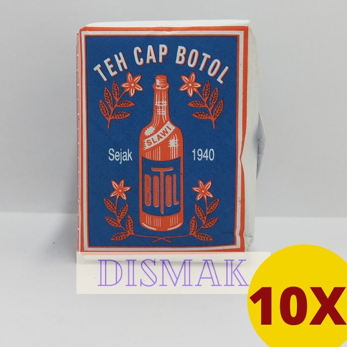 

Bb0621D Teh Cap Botol Biru 10 X 40 Gram 0547771