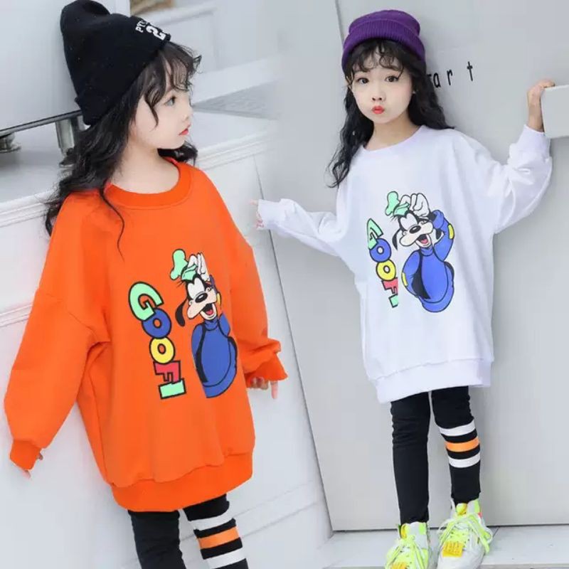 [kanakaclothes]OCEANCITY setelan tunik anak perempuan/baju anak tanggung/baju anak/baju import anak