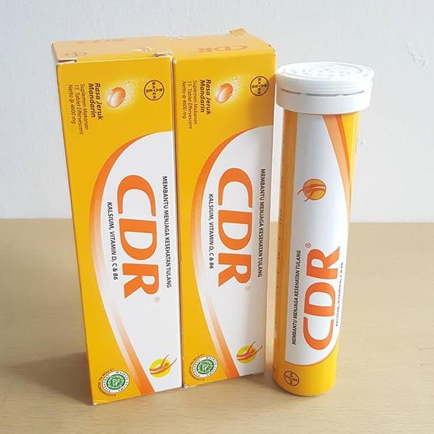 Jual Multivitamin Cdr Kalsium Vitamin C D & B6 Isi 15 Tablet Rasa