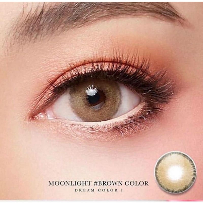 SOFTLENS MOONLIGHT GRAY BROWN NORMAL MINUS s.d -6.00