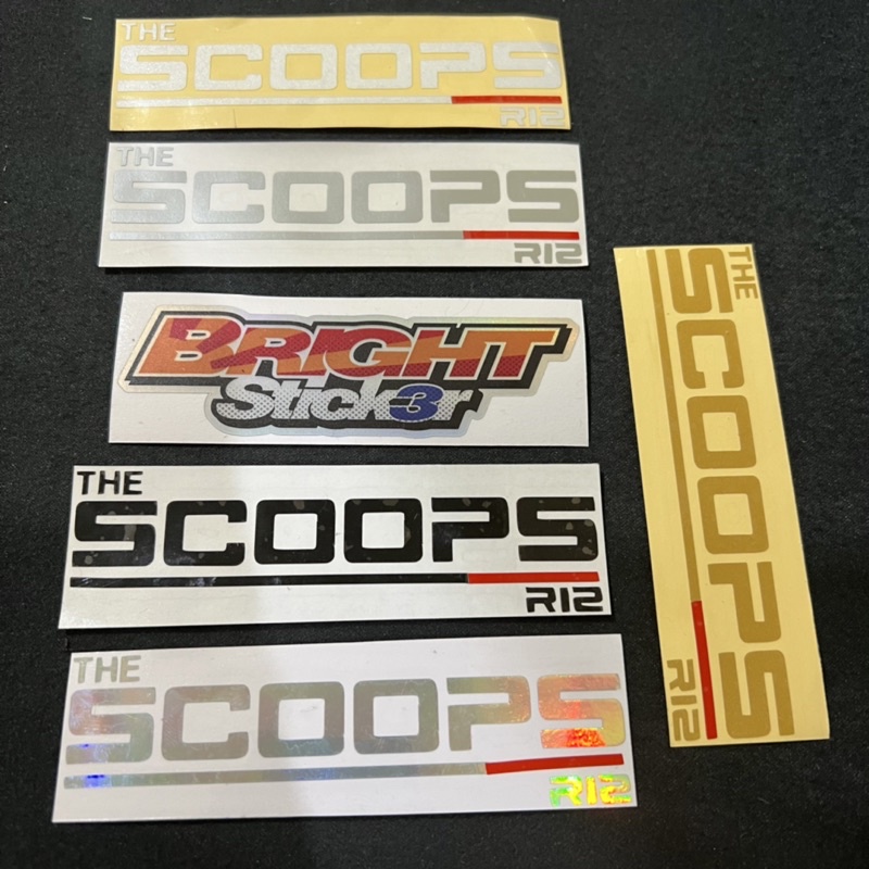 STICKER THE SCOOPS R12 CUTTING