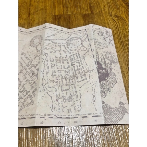 Mainan Peta Perompak Marauder’s Map