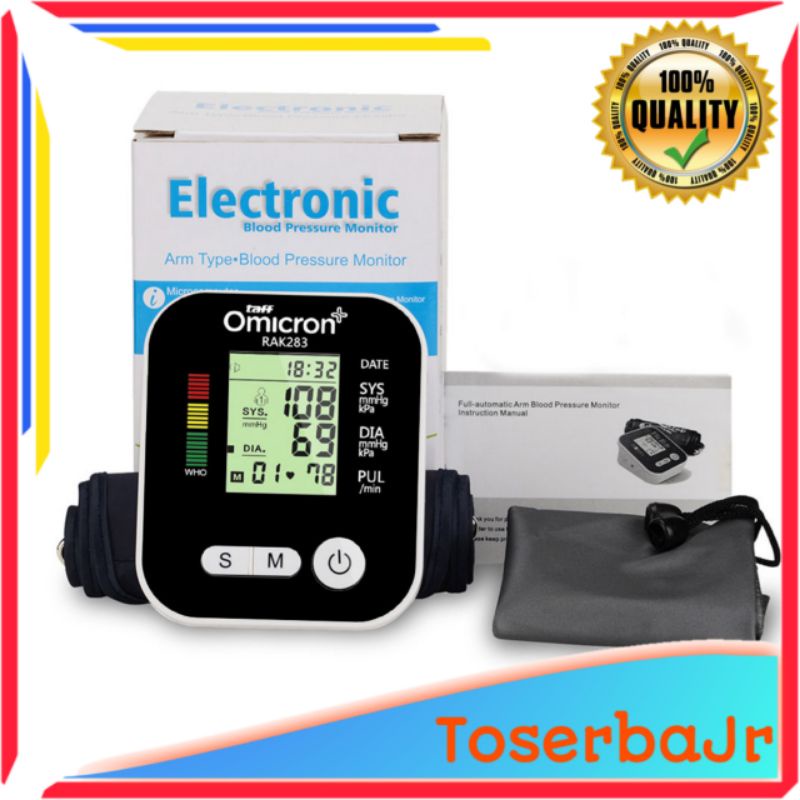 Jual Tensimeter Digital Alat Pengukur Tekanan Darah Tensi Otomatis ...