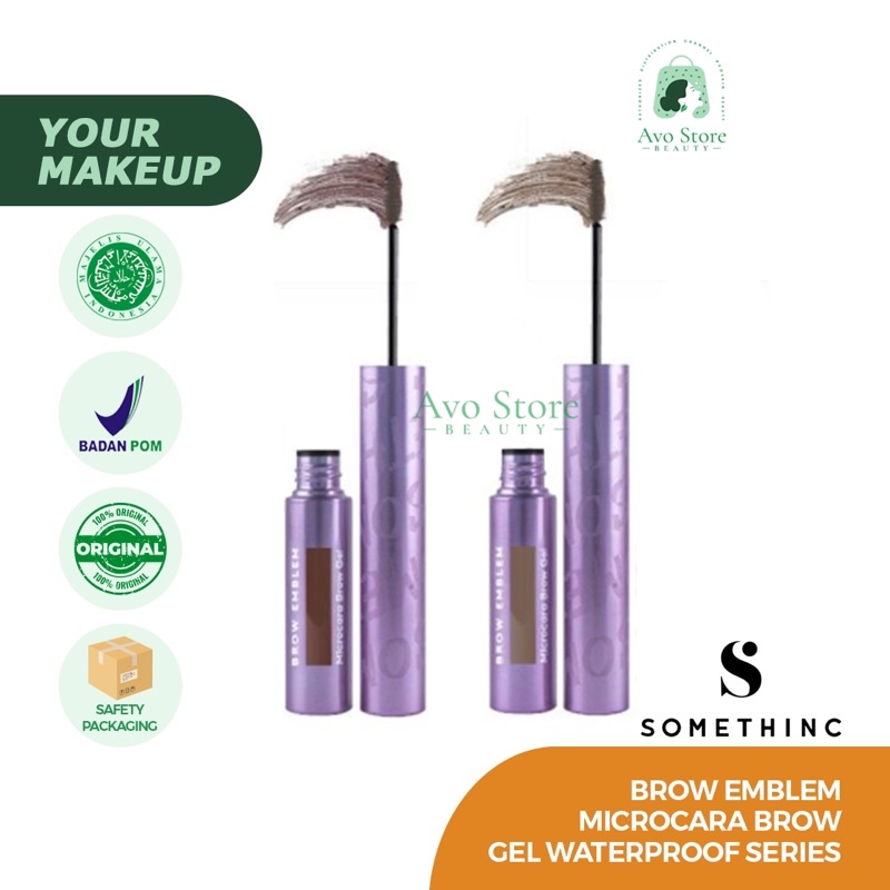 Somethinc Brow Emblem Microcara Brow Gel Waterproof Series