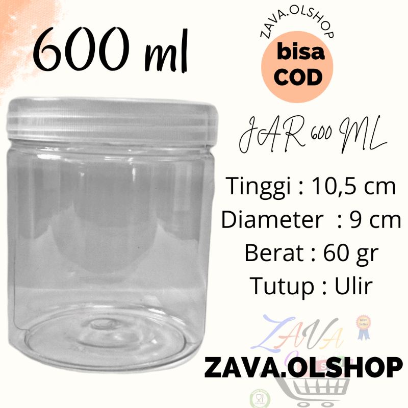 TOPLES TABUNG 600 ML / TOPLES PLASTIK 600 ML / TOPLES KUE