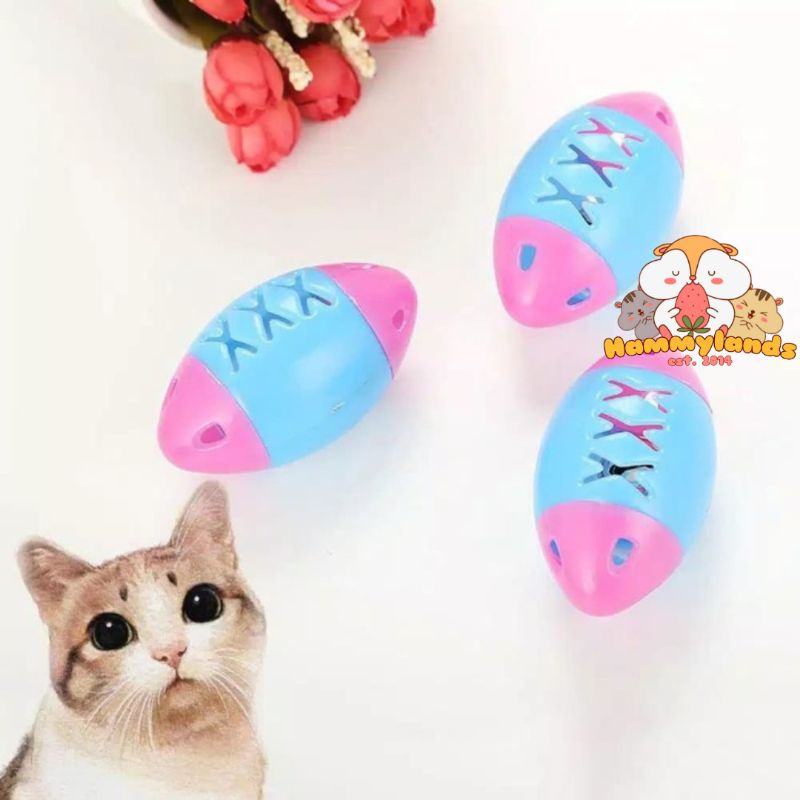 HAMMYLANDS - MAINAN BOLA RUGBY KUCING MAINAN RUGBY ANJING