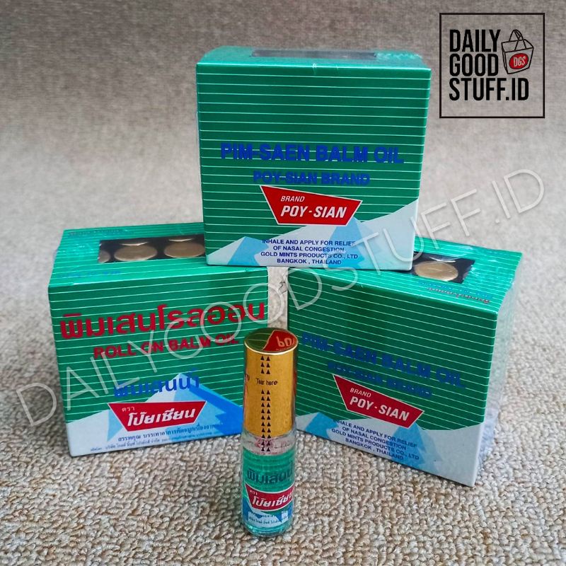 Pim Saen Balm Oil Poy Sian Brand Thailand
