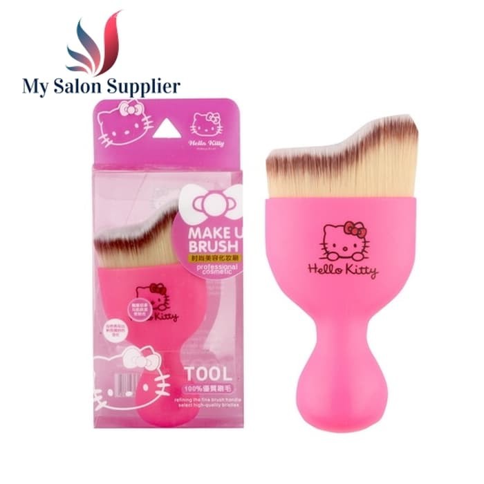 Kuas Curved Foundation Hello Kitty Make Up Brush