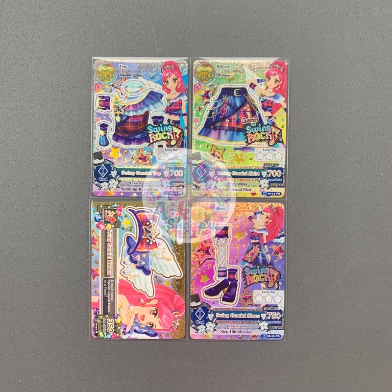 Kartu Aikatsu Card Premium Seira Otoshiro Swing Rock Constellation Gemini Zodiac (VERY RARE)