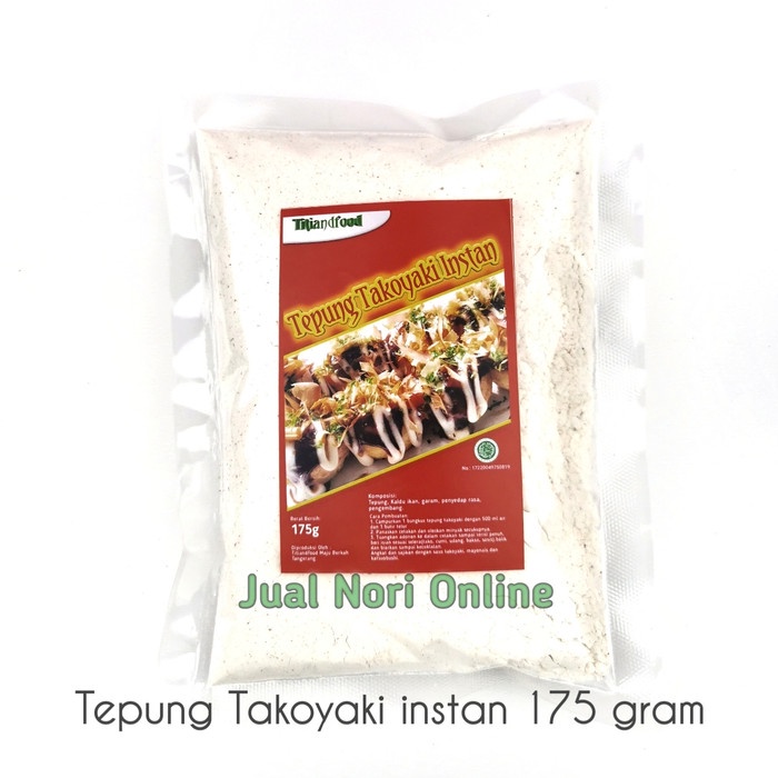 

b011tee Tepung Takoyaki Instan 175 Gram Halal Tepung Okonomiyaki Da01D100