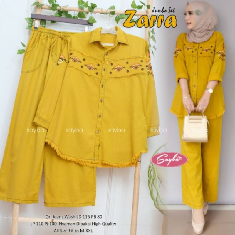 Jumbo Set Zarra | ORI Jeans Wash | Ld 115 Pb 80 | Pant Lp 110 Pj 100