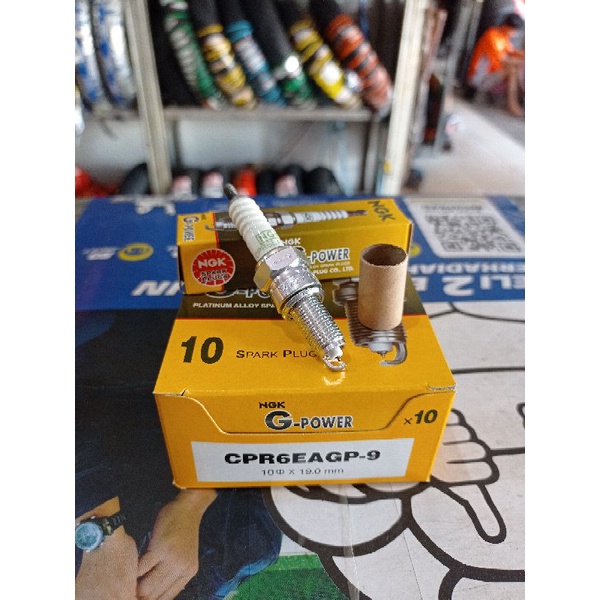 Busi NGK G-POWER CPR6EAGP-9 untuk motor Blade, Mega pro, karisma.