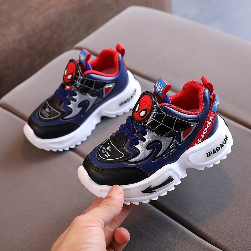 Juragan Junior [COD] Sepatu MIGEO Non LED Sneakers Anak Laki-Laki Import Size 21-30 Usia 1-5 Tahun