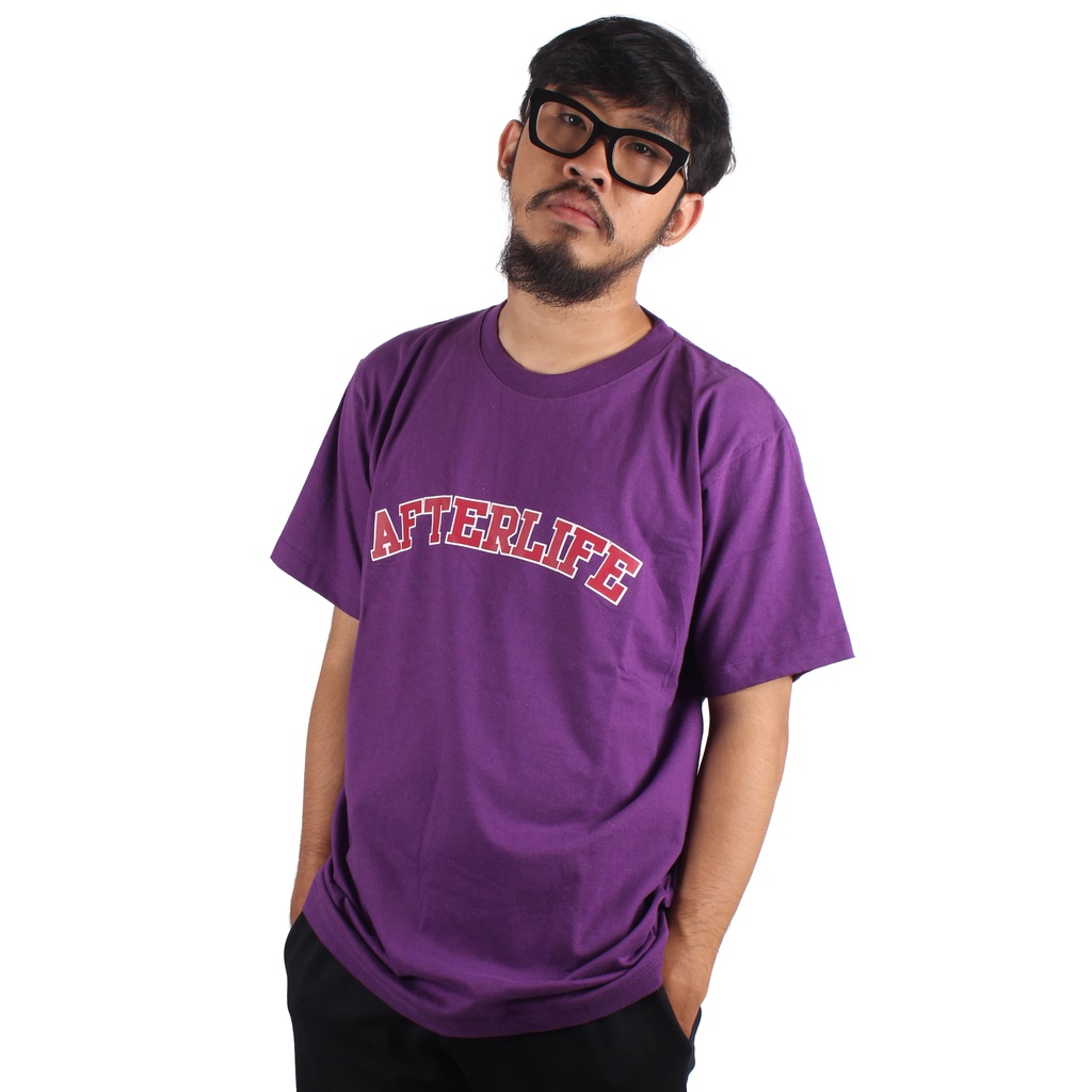 AFTERLIFE - Tshirt Choi Pitcher Dark Purple | 21057E