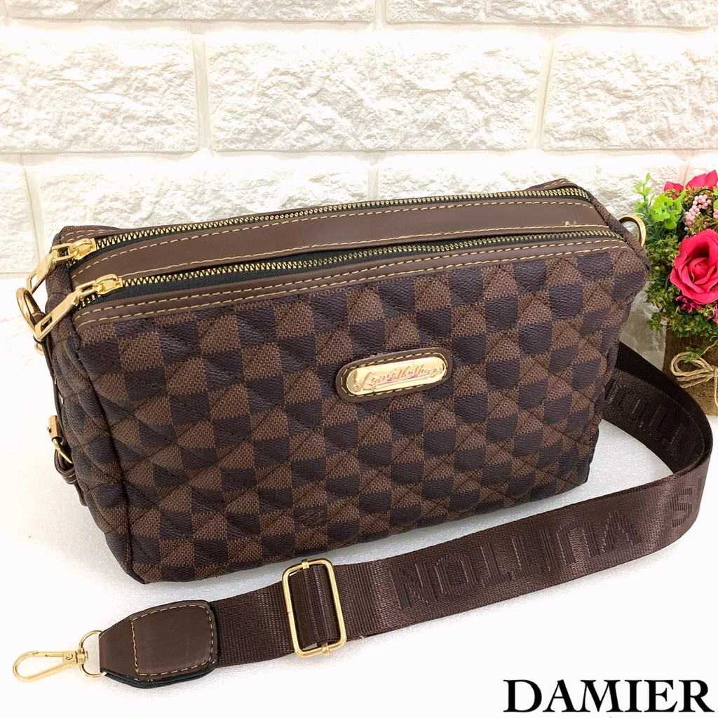 Tas Selempang Wanita CHANEL VERONIKA   3 RUANG FREE POUCH SUPER PREMIUM VERONICA   Branded