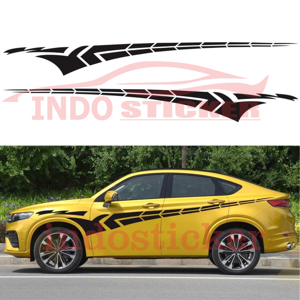 sticker stiker variasi eksterior mobil jazz mobilio crv hrv yaris