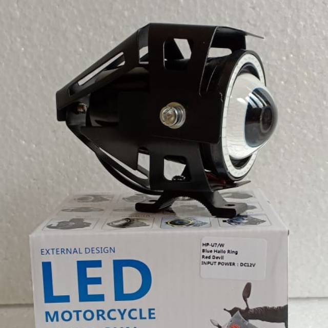 Lampu Tembak Sorot model U7 besar 3.5in super focuss 12v motor mobil