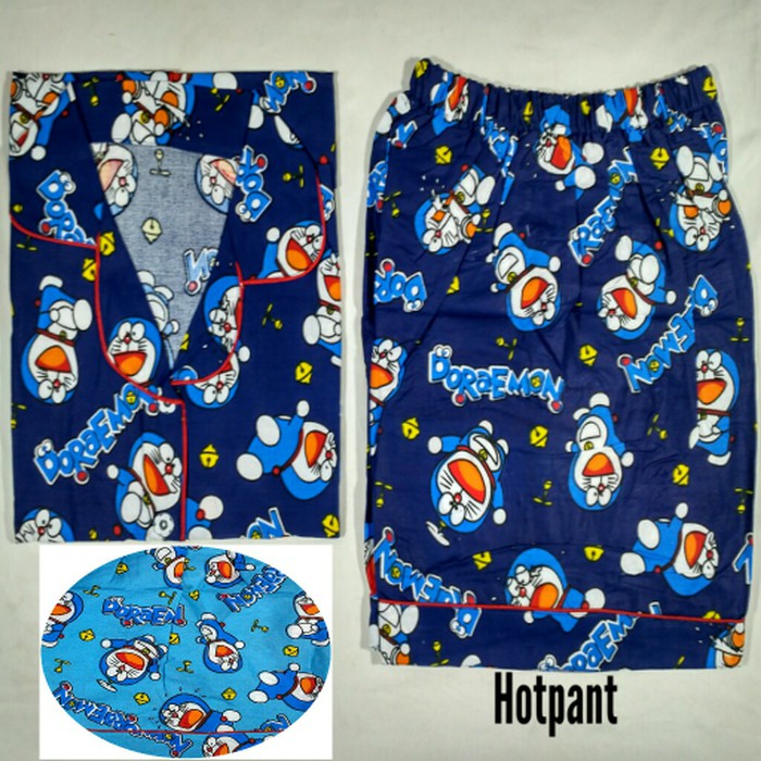 [EbryStore] baju tidur piyama dewasa doraemon pendek