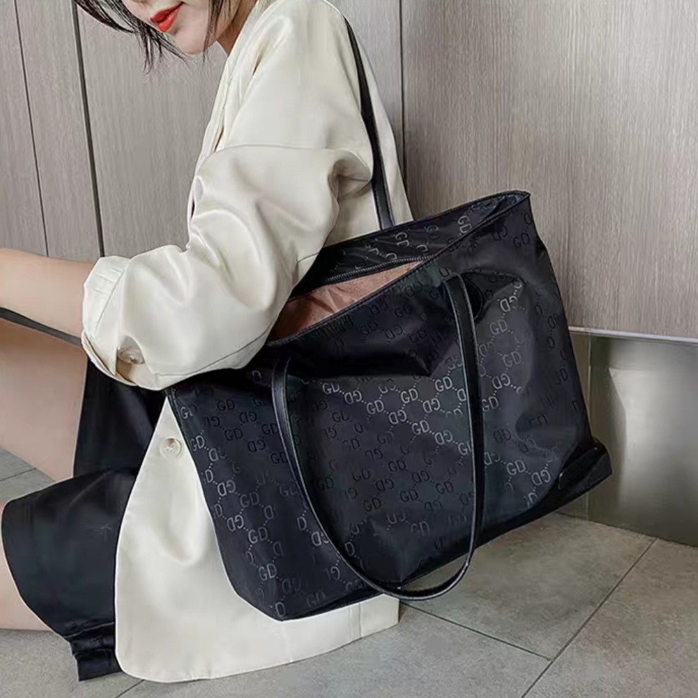 BJ15680 - BLACK/KHAKI - GRAY TAS BAHU NYLON SHOULDERBAG TAS WANITA FASHION IMPORT MODIS ELEGAN TERMURAH TERLARIS TERBARU BAGSTORE JAKARTA TAS BATAM JT82450 BQ3086 ELJ5680 LT1317 CR7423 GT1857