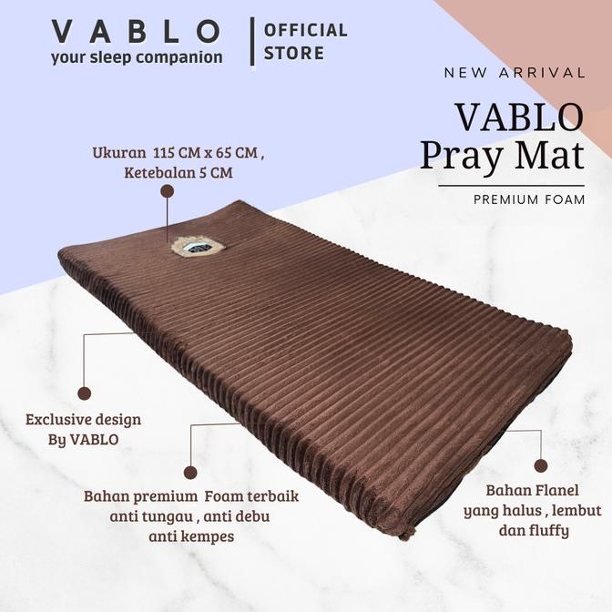 Vablo sajadah memory foam - prayer mat memory foam