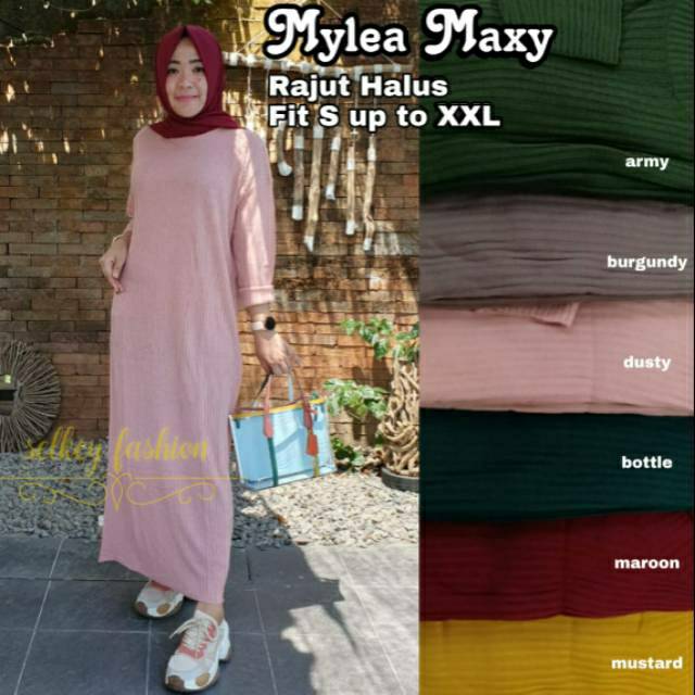 DRESS RAJUT HALUS MYLEA MAXY BY SELKEY