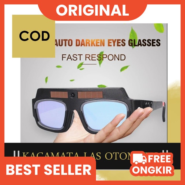 Kacamata Las Otomatis Kacamata Welding Glasses Auto Darkness Kacamata Tukang Las Anti silau