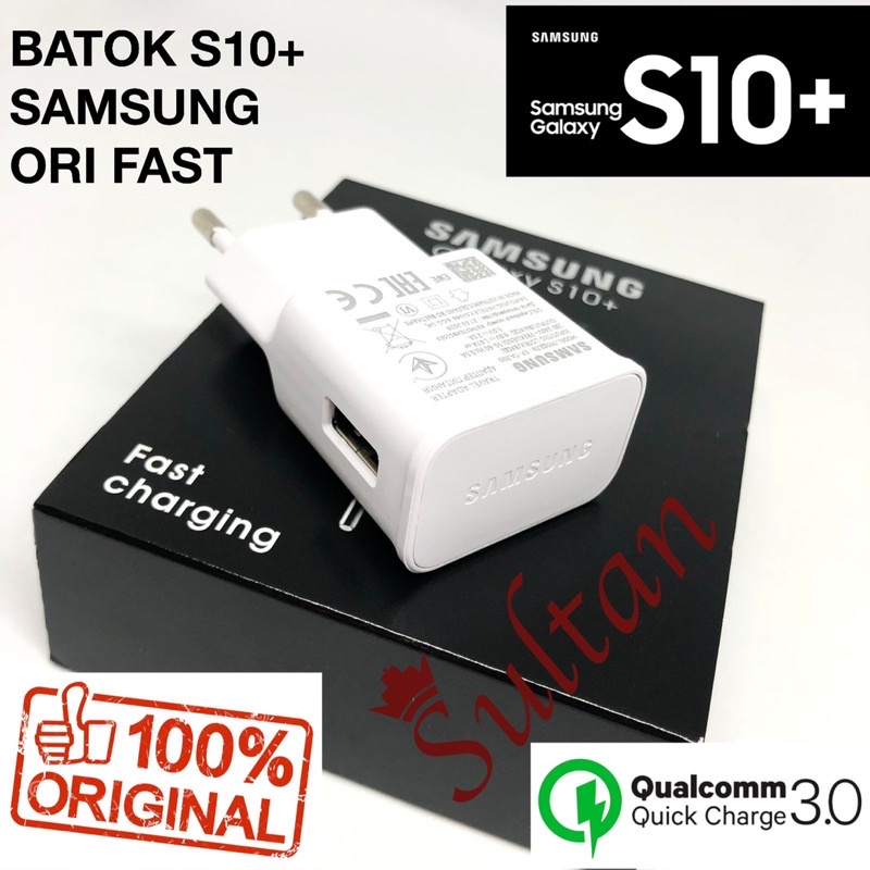 BATOK CHARGER SAMSUNG S10+ FAST CHARGING PROMO SEN