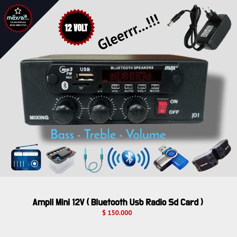 Ampli Mini 12V ( Bluetooth)