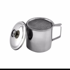Oil Pot Saringan Tempat Minyak 1000ml Stainless Steel