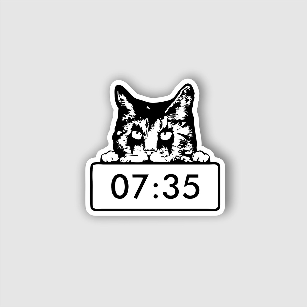 

Stiker Sticker Brand Distro Vinyl Logo cat 07 35 Skate surf Band Grafiti pop art Case Phone Tumblr Laptop Casing Striping Aesthetic Band Journal Hype Dinding Waterproof Clothing