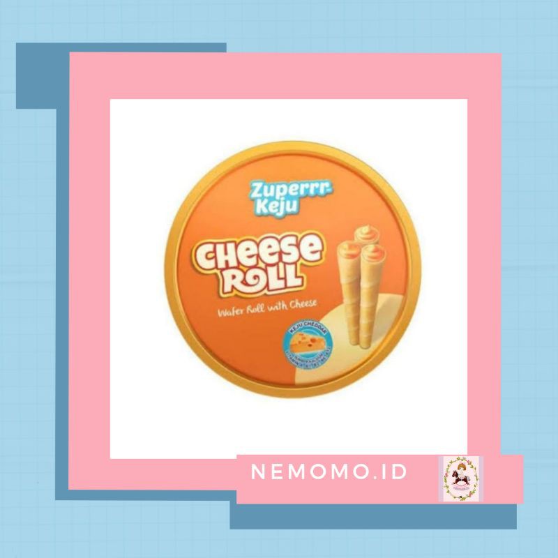Zuperrr Keju Cheese Roll Kaleng 182 gr