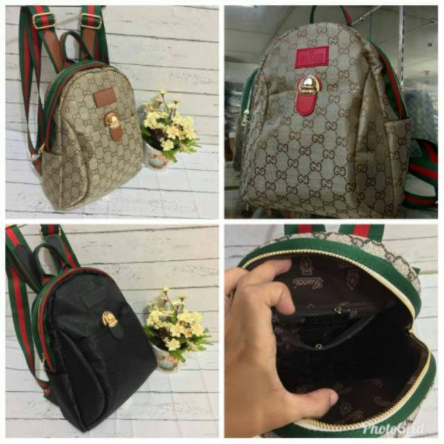 Ransel gucci bulat/tas batam/tas/handbag/tas import