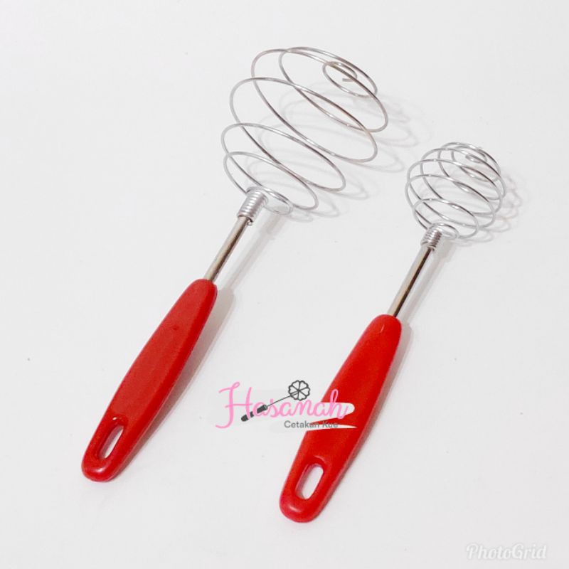 {10.10} Whisk Spiral Stirring / Kocokan Telur Adonan Kue Spiral Stainles