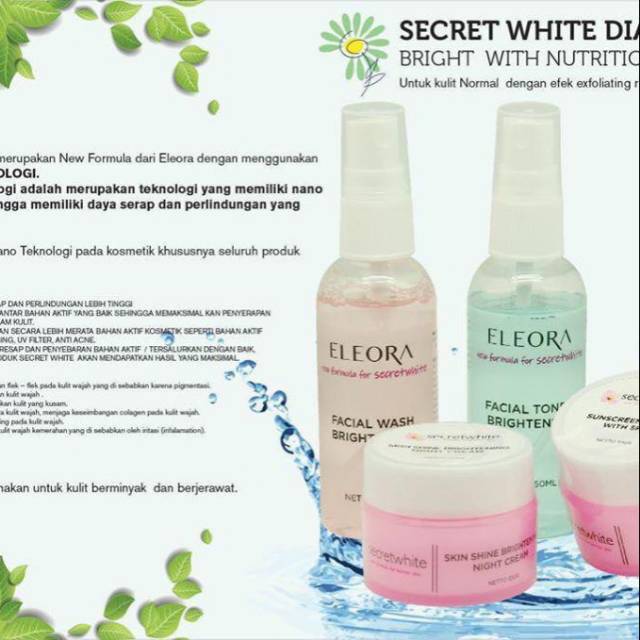 ELEORA //DIAMOND BRIGHT // SKINCARE //CREAM BPOM