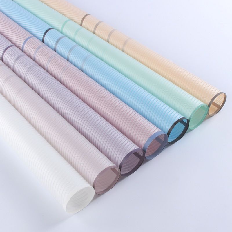 

(1 pcs) Flower wrapping cellophane Line Spesial kertas bunga buket