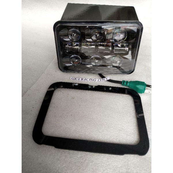 lampu daymaker rx king plus frame tinggal pasang pada lampu oval atau kotak 5T5-BUAT LAMPU 5T5
