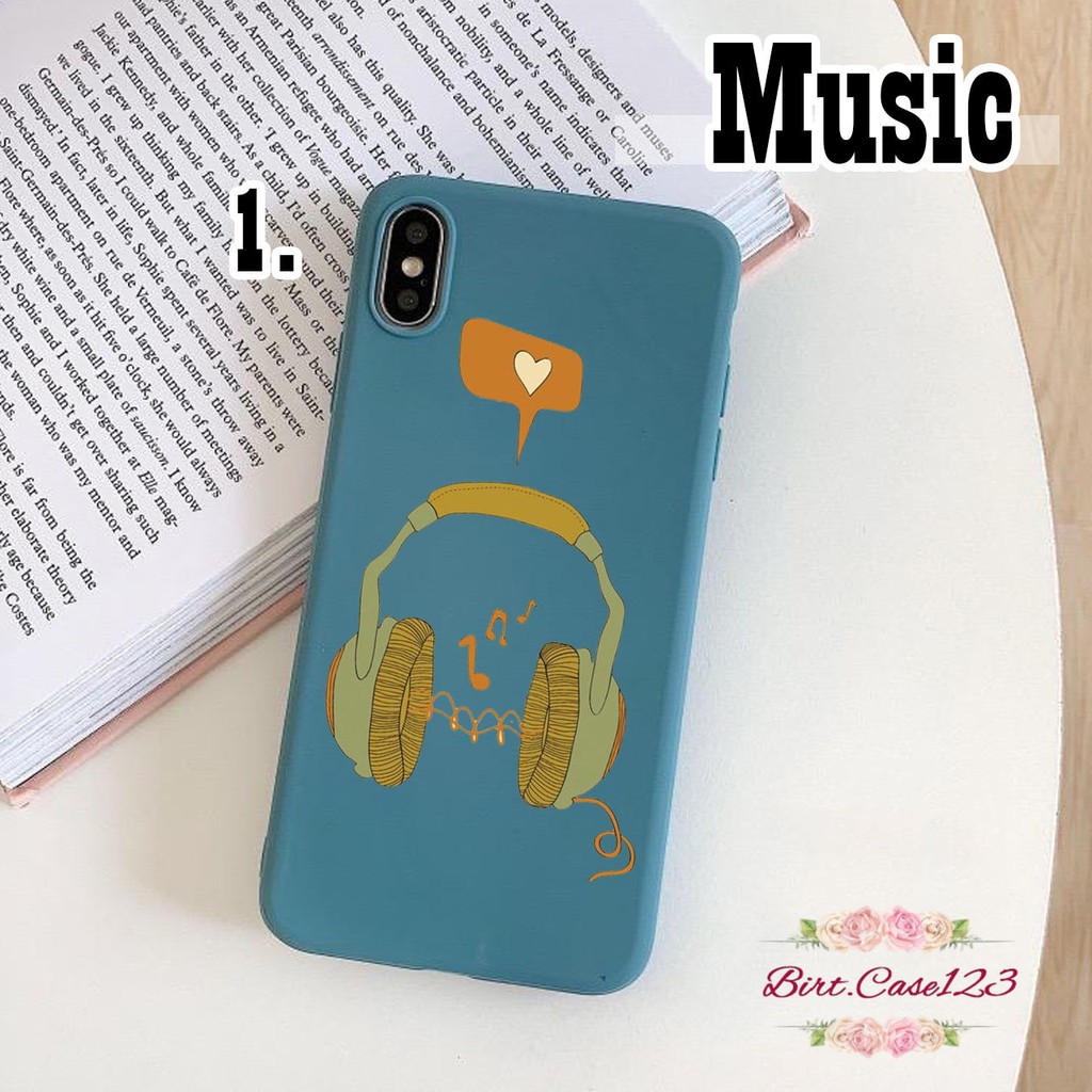 Softcase MUSIC Iphone 5 6 6g 6g+ 7g+ 8+ Xr X Xs Xs Max 11 Pro Pro Max 5.8 6.1 BC2881