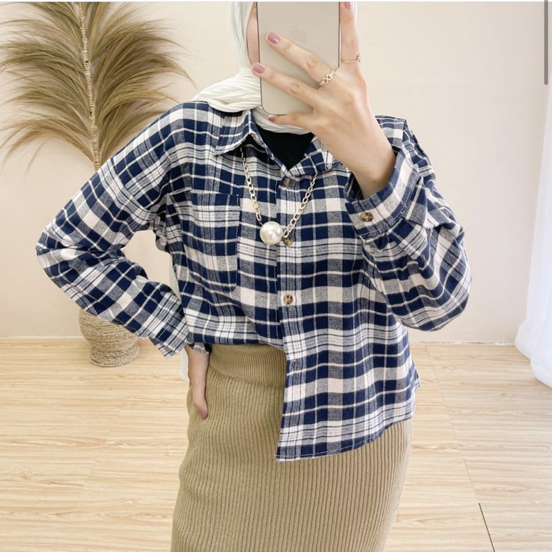 END FLANEL TOP SHIRT