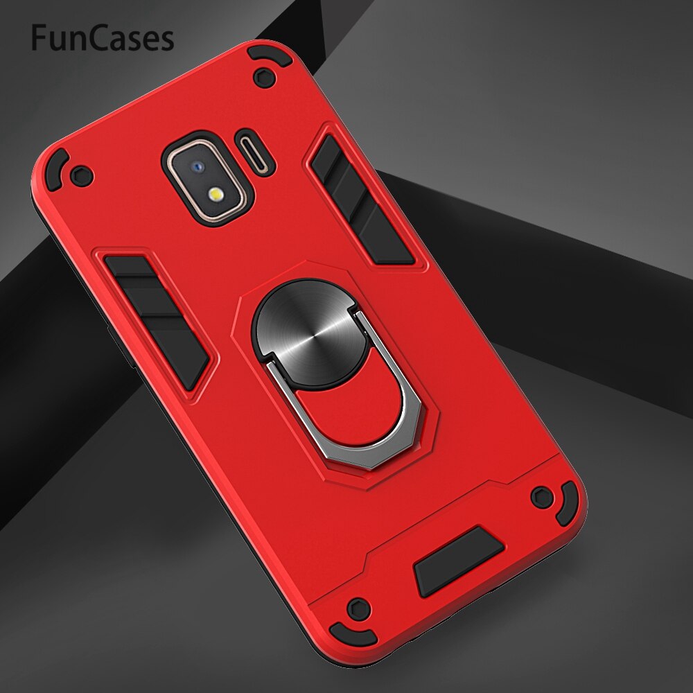 Magnetic Car Holder Ring Cases For Samsung J4 2018 Hoesje