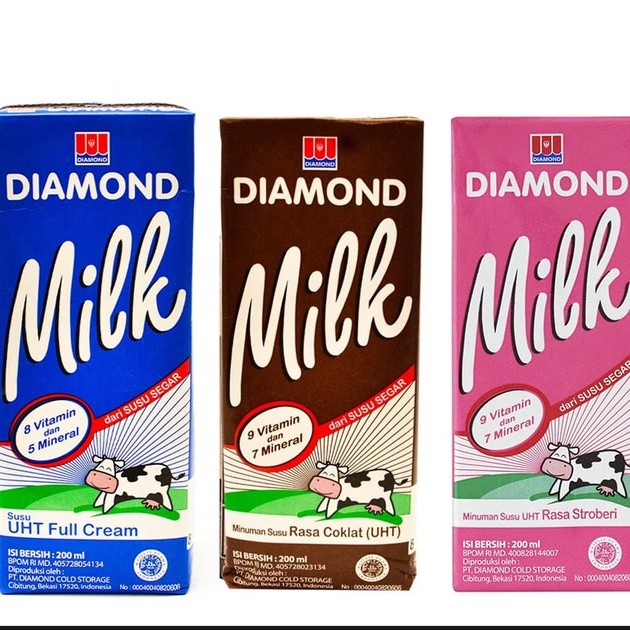 

DIAMOND MILK UHT STRAW 200