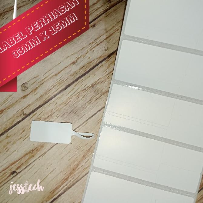 

LABEL PERHIASAN 33MM X 15MM ISI 1000 PCS 33x15 33x15mm