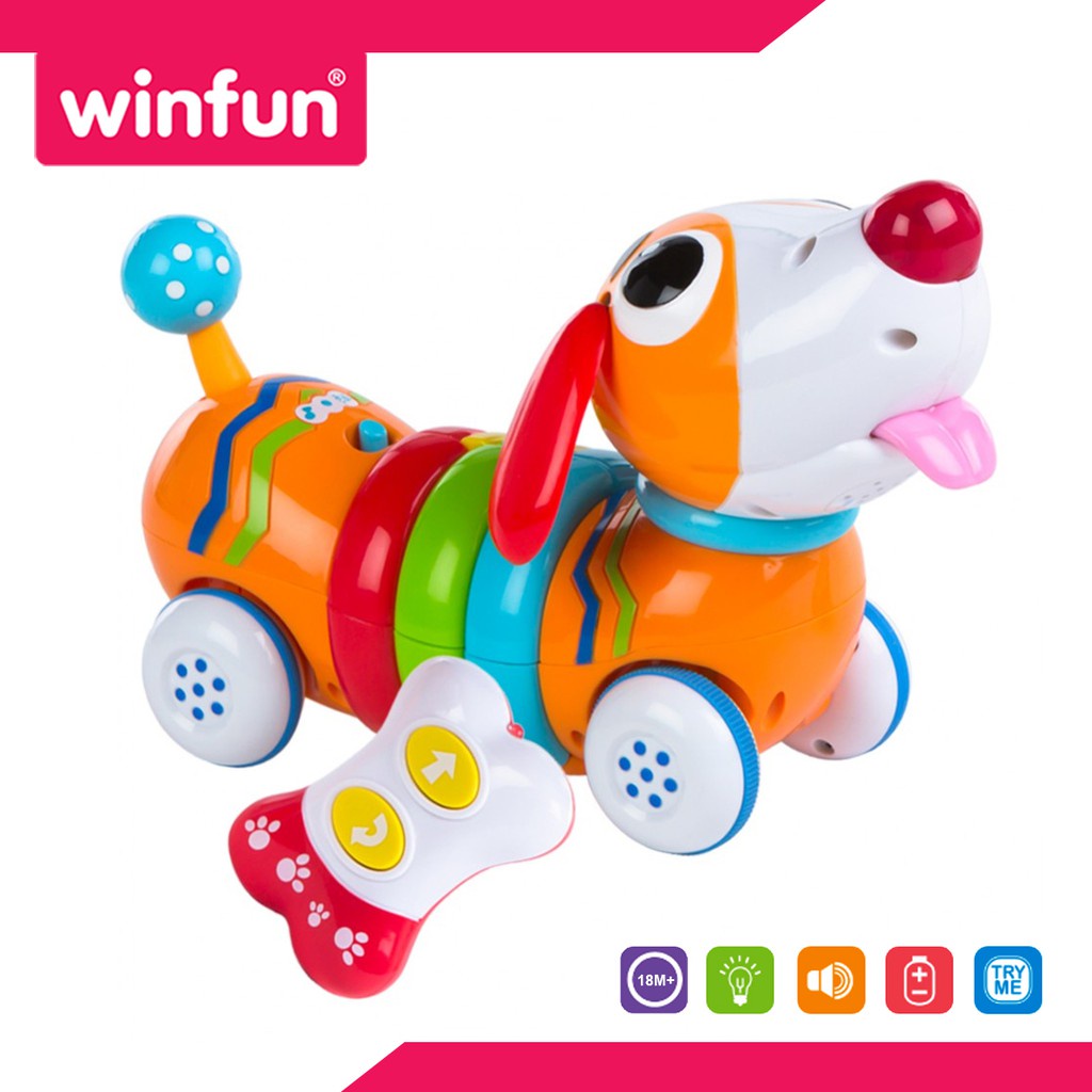 WINFUN R/C RAINBOW PUP / MAINAN ANAK