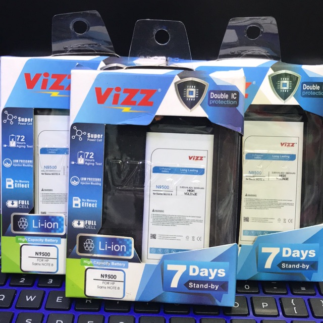 BATERAI BATRE BATTERY VIZZ MURAH SAMSUNG GALAXY NOTE 8 3000MAH DOBBLE POWER BATRE VIZZ DOBEL POWER